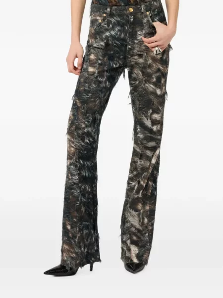 Blugi Roberto Cavalli cu imagine negru