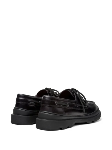 Pantofi loafer Camper cu șireturi din piele negru
