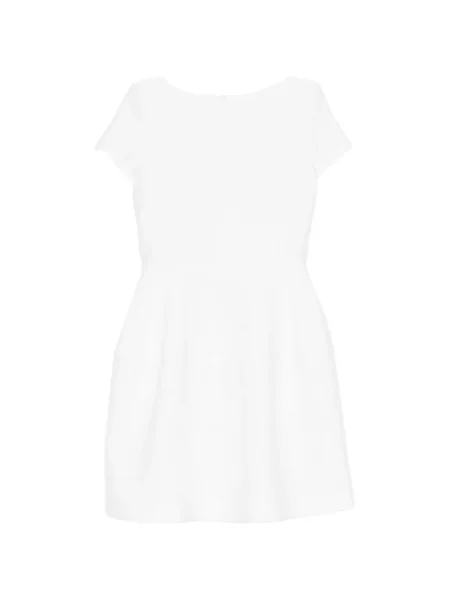 Rochie mini Jnby cu decolteu barcă alb