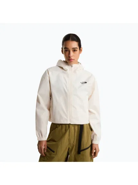 Kurtka softshell The North Face Quest Mono Cropped white dune biała