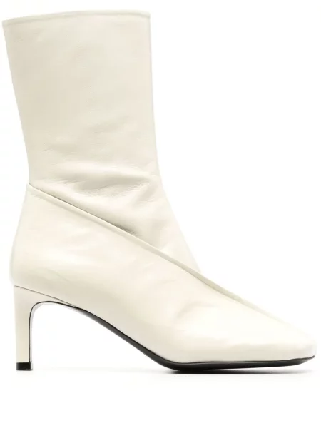 Cizme scurte Jil Sander cu vârf pătrat