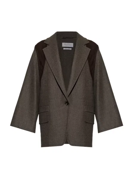 Marynarka Max Mara wełniana szara
