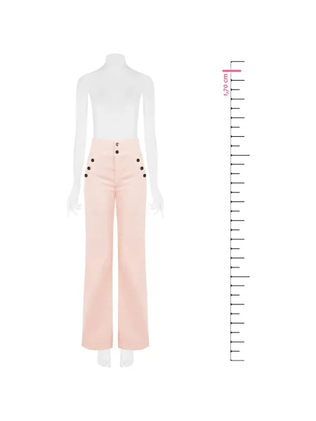 Pantaloni Rinascimento roz