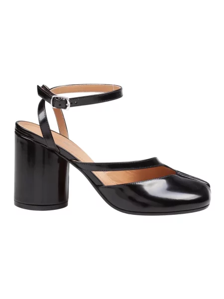 Czółenka Maison Margiela skórzana czarna