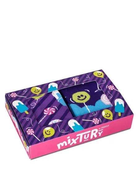 Čarape Zooksy/rainbow Socks ljubičasta