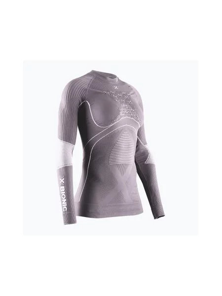 Лонгслів термічний X-Bionic Energy Accumulator dusty lavender/arctic white білий