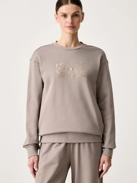 Emporio Armani hanorac pentru femei cu bej