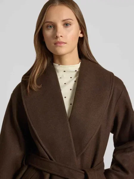 Kurtki krótkie o kroju regular fit z wiązanym paskiem model AUGUSTA' Only