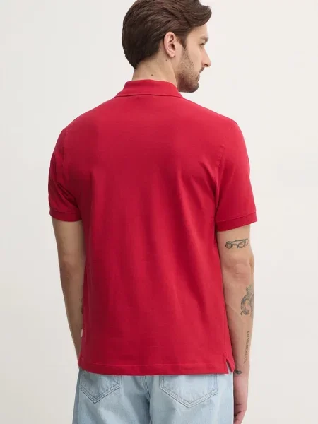 Polo tričko Pepe Jeans ESSENTIAL POLO CONTRAST LOGO červená