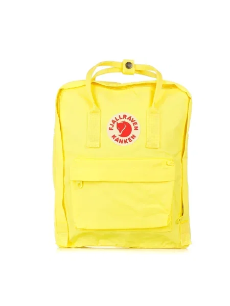 Plecak Fjällräven w miejskim stylu żółty