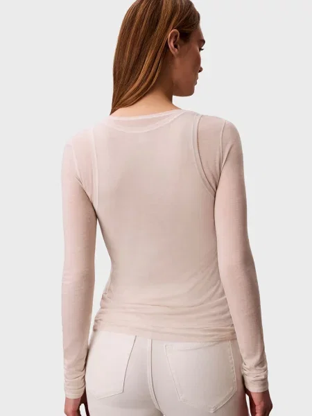 Лонгслив Calvin Klein Jeans белый