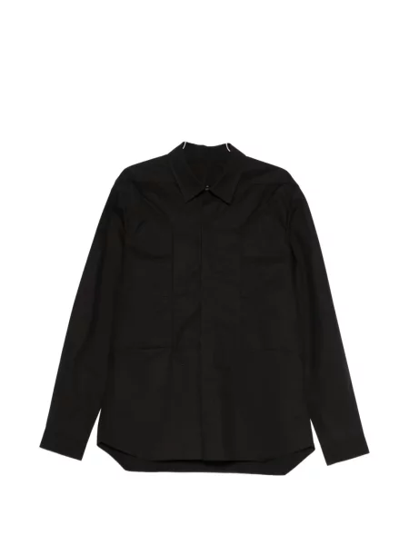 Cămașă Rick Owens clasică lungă negru