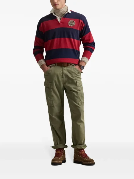 Raštuotas pledas marškinėliai Polo Ralph Lauren dvieiliai juoda