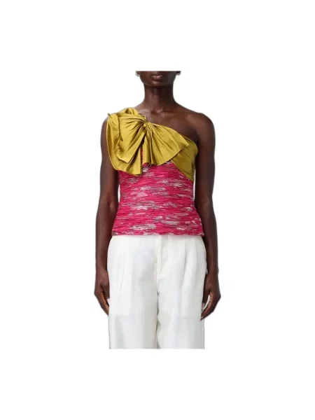 Lniany top Valentino
