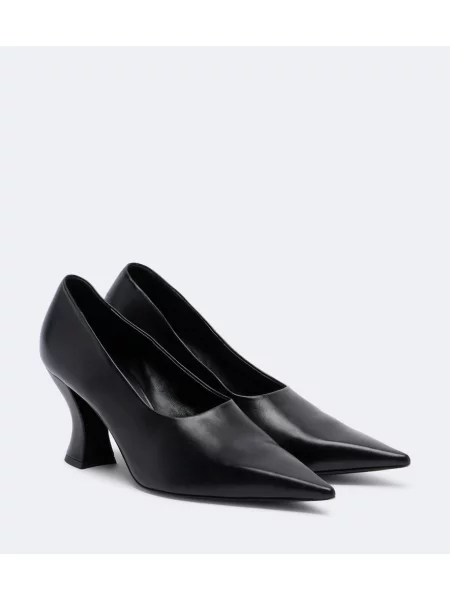 Pantofi cu toc Khaite din piele negru