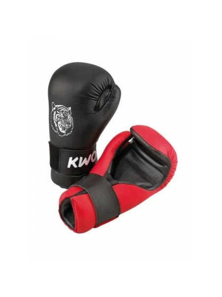 Tajskie rękawice bokserskie dla dzieci Kwon Anatomic Tiger czarne