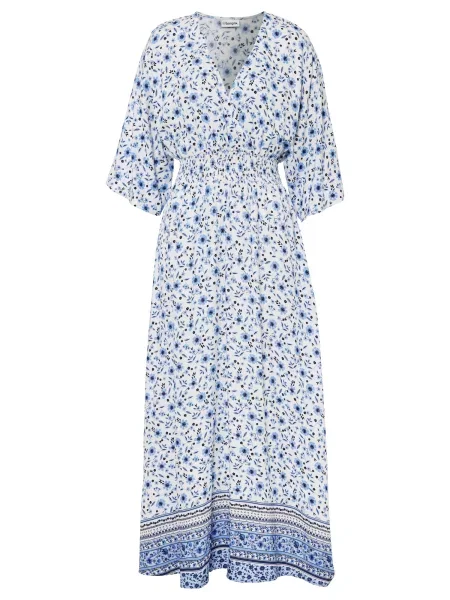 Bonprix Rochie albastru alb