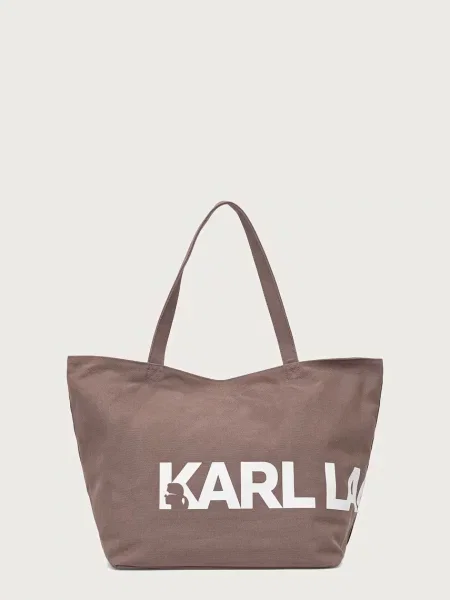 Geantă shopper Karl Lagerfeld bej