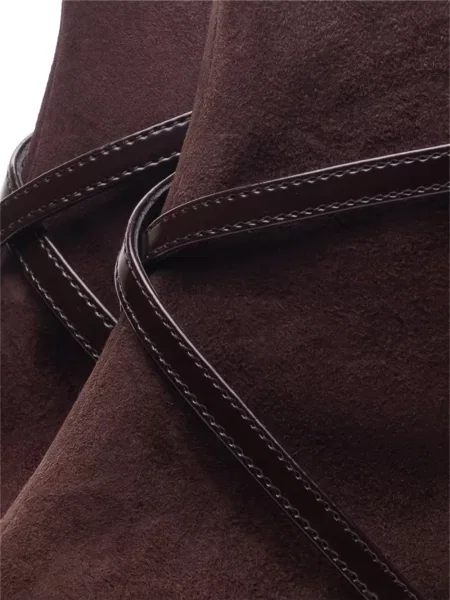 Botine Poche Paris cu cataramă maro