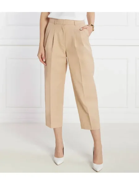 Michael Kors Pantaloni țigarete | Straight fit bej