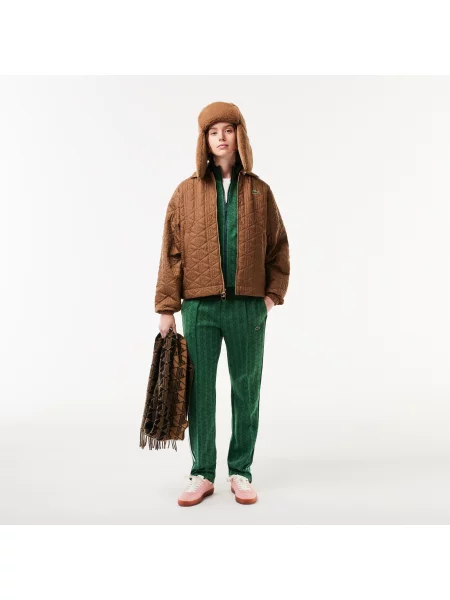 Lacoste Spodnie Dresowe Monogram zielone