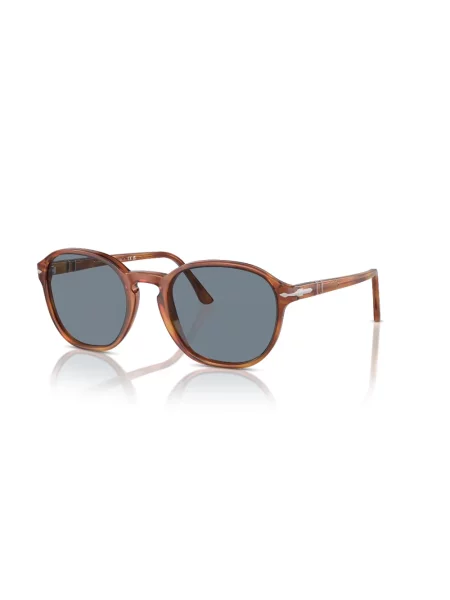 Lniane okulary przeciwsłoneczne Persol brązowe