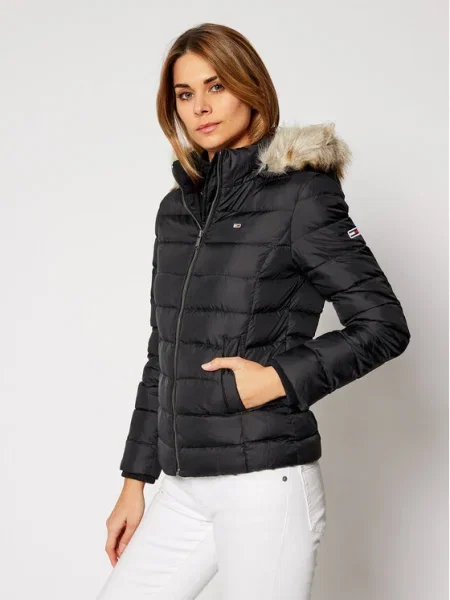 Džínsová bunda Tommy Jeans čierna