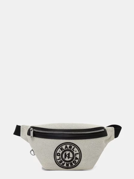 Karl Lagerfeld pasna torbica za čez ramo ženska bež