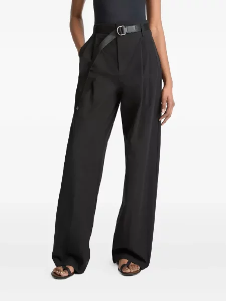 Pantaloni Vince plisate negru