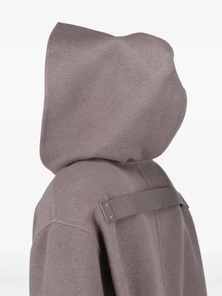 Geacă Rick Owens din cașmir cu glugă