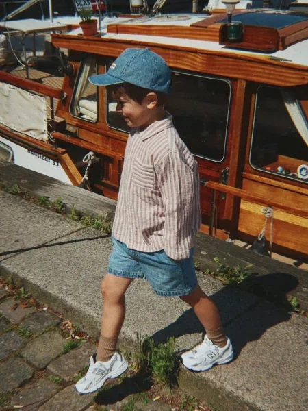 Konges Sløjd шорти дитячі джинсові MAGOT DENIM SHORTS GOTS