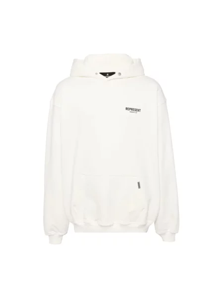 Represent bluza Owners Club Hoodie z kapturem z nadrukiem beżowy