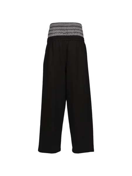 Pantaloni We11done alergare cu autograf negru