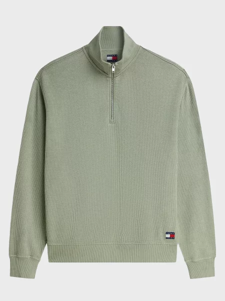 Светр Tommy Jeans оливковий