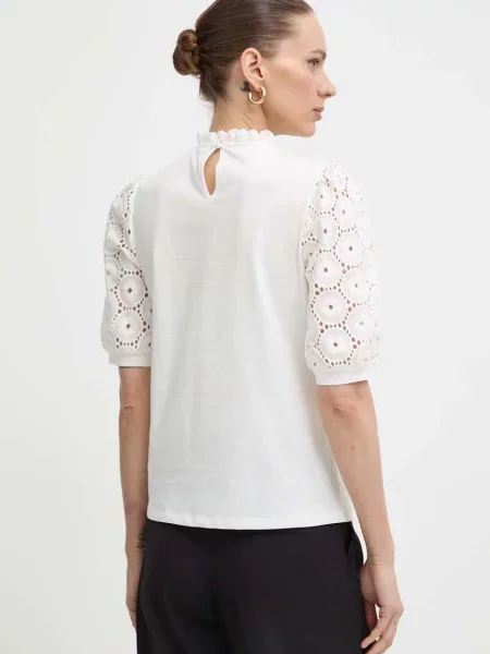 Bluză Morgan din dantelă alb