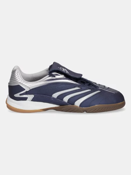 Kožené tenisky adidas Originals Predator Sala tmavomodrá stříbrné