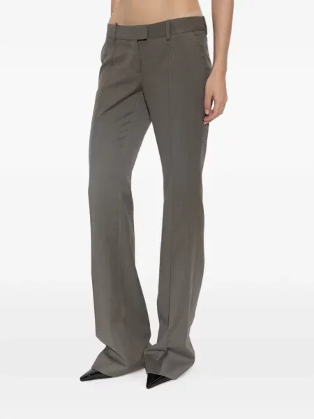Pantaloni The Attico evazate gri