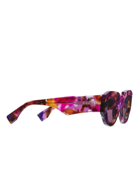 Ochelari de soare Gucci cu buline roz