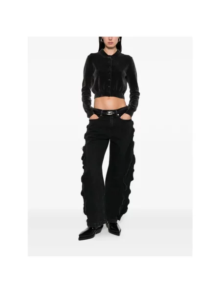 Sweter Alexander Wang z nadrukiem czarny