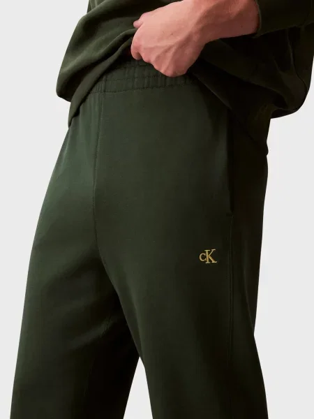 Штани Calvin Klein Jeans зелені