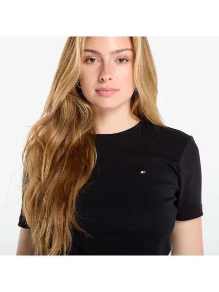 Tommy Hilfiger Majica New Cody Slim Fit črna