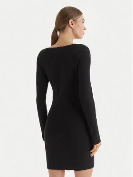 Calvin Klein Jeans Pletené šaty čierna