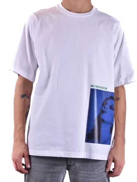 Majica Dsquared s potiskom bela