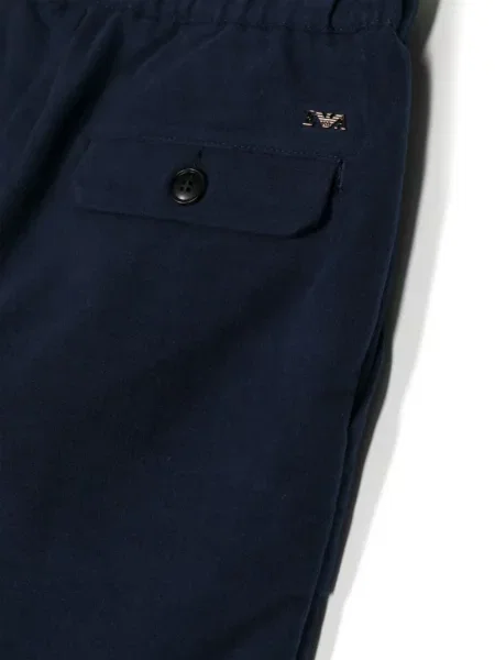 Spodnie dziecięce Emporio Armani niebieskie