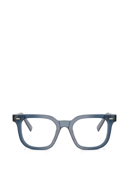 Kvadratne sunčane naočale Miu Miu plava