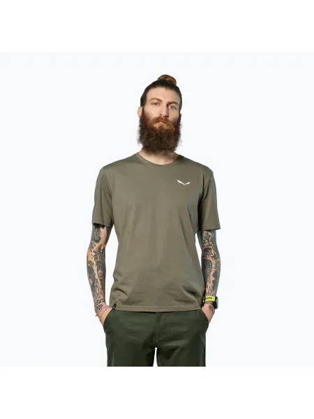 Tricou pentru bărbați Salewa Eagle Vocab faded green verde