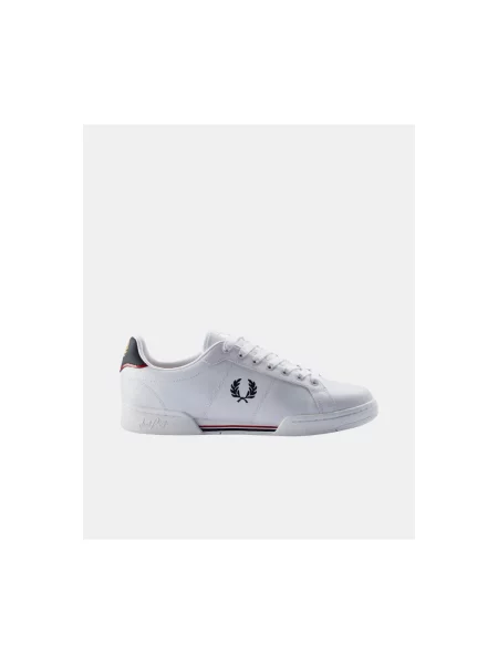 Boty Fred Perry LEATHER bílé