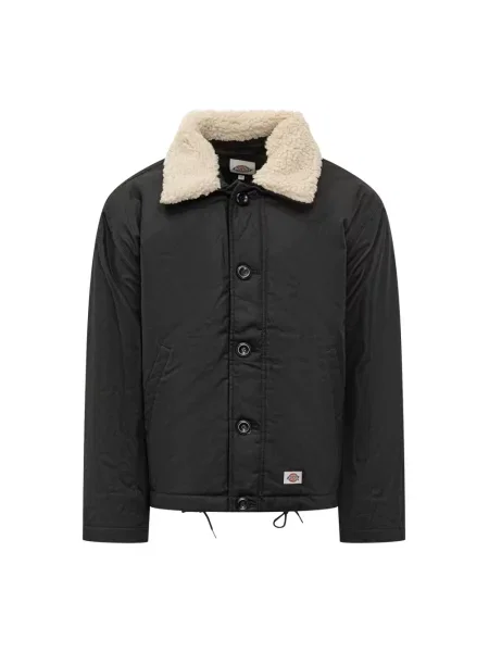 Woskowana kurtka Dickies czarna
