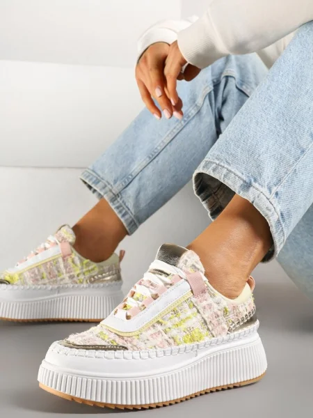 Sneakers Ulandrelia Bej alb
