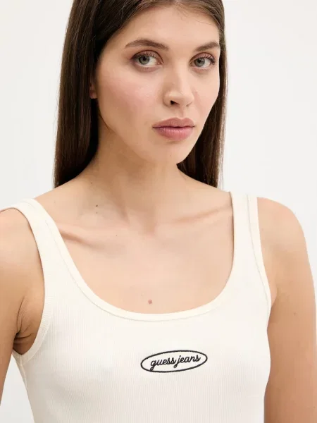 Топ Guess Jeans бежевий